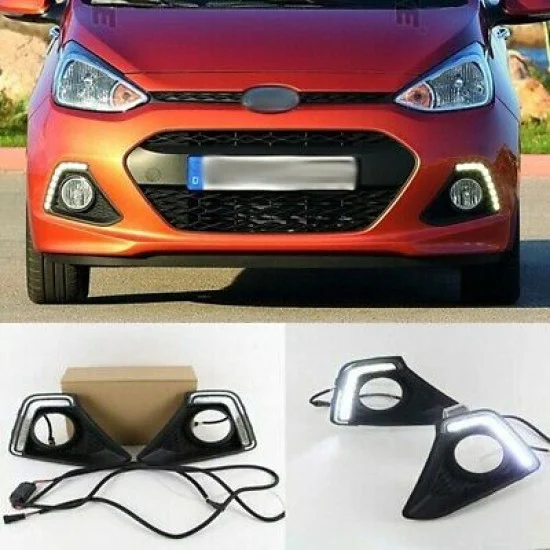 Buy Hyundai Grand i10 Front LED DRL Lights Car Accessories